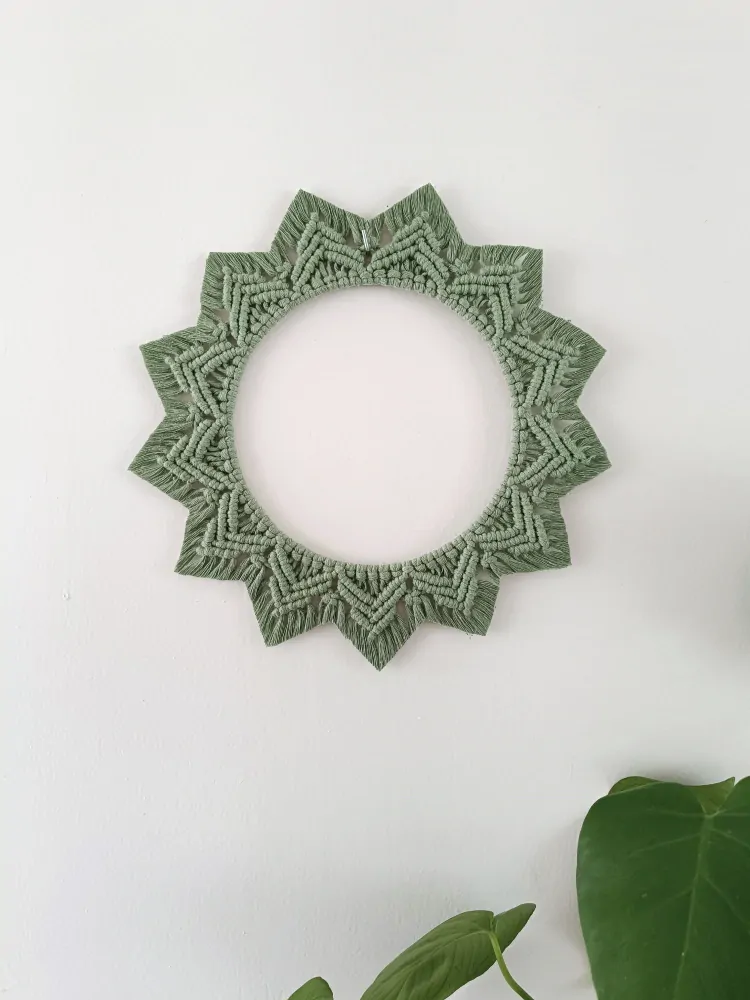 Mandala v barvě divoká máta