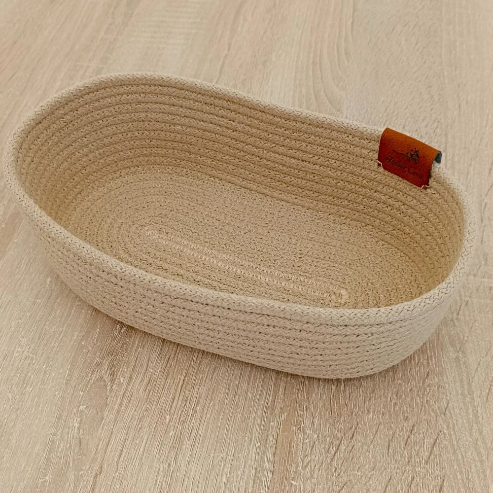 Šitá miska oválná - karamel