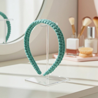 Macrame čelenka mátová